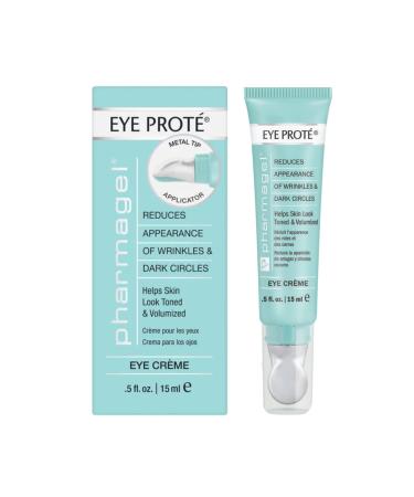 Pharmagel Eye Prote Eye Cr me | Anti Wrinkle Moisturizing Eye Cream for Dark Circles and Puffiness | Anti Aging Eye Cream & Under Eye Bags Treatment - 0.5 fl. oz.