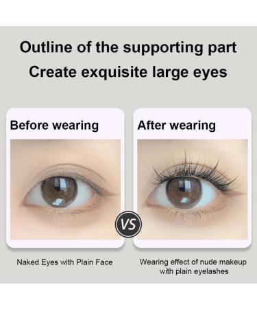 Magnetic False Eyelash False Eyelashes Reusable False Lashes Natural Look Soft and Comfortable for Women Makeup (size:A) - Buy Online on GoSupps.com