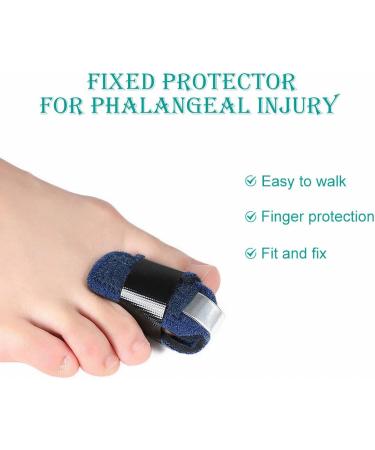 VEFSU Toe Stabilizer Support Splint for Curly, Hammer, and Curved Toes - Collagen Socks Included (One Size) - Buy Online on GoSupps.com