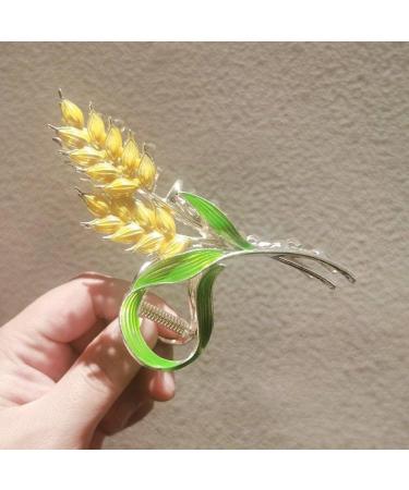 Alloy Hair Claws Clip Wheat Spike Hair Claw Elegant Ponytail Claw Clip Non-Slip Hair Catch Barrette Fashion Hair Accessories Style2 - Buy Online on GoSupps.com