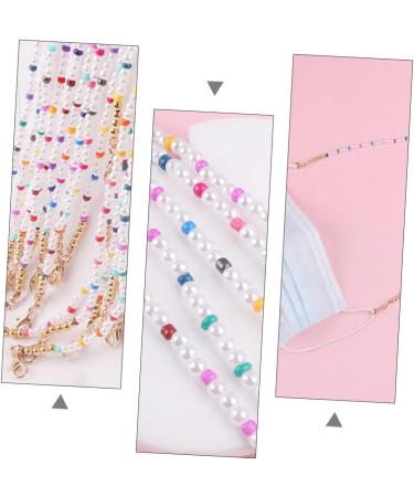 FOMIYES 2pcs Mask Glasses Hanging Chain | Shot Glasses Child Neck Metal Beads | International Shipping Available - Buy Online on GoSupps.com