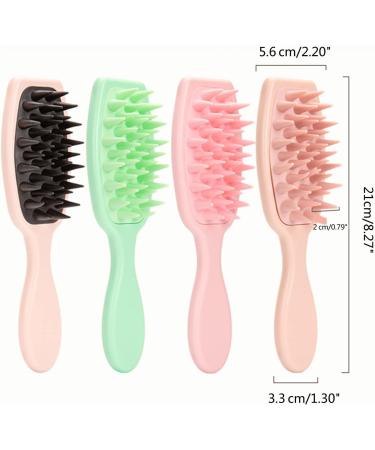 Wide Tooth Detachment Comb for Hair - Flexible Antistatic Shower Brush & Head Massage Tool | International Shipping - Buy Online on GoSupps.com
