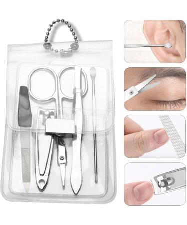Fingernail Scissors Nail Care Kit for Women Unisex Travel Gift Clear Manicure Bag Pedicure Set Cutters Drop Shipping - Buy Online on GoSupps.com
