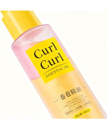 JINGLING JINGLING Curly Hair Oil - 100ml Heat Protectant Conditioner | Lightweight Hair Oil For Women and Men Girls and Mothers Defining Curls - Buy Online on GoSupps.com
