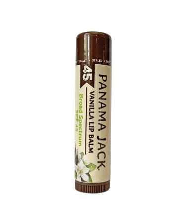 Panama Jack SPF 45 Lip Balm 2-Pack - Broad Spectrum UVA-UVB Protection, Vanilla - 0.15 Ounce - Buy Online on GoSupps.com