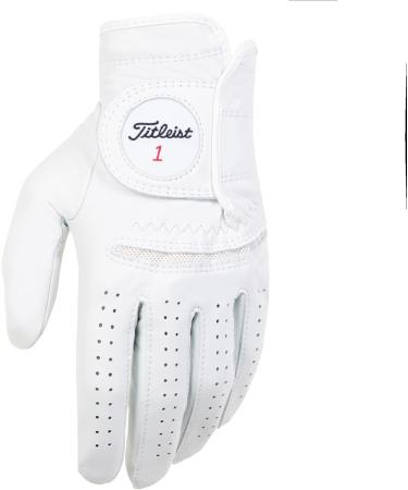 Shop Titleist Perma Men's Gloves - Soft White Left Hand XL | International Shipping Available - Buy Online on GoSupps.com