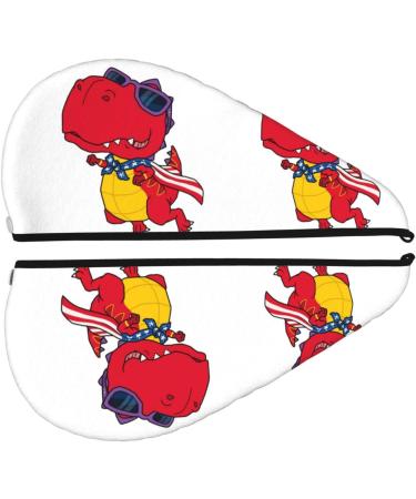 Super Absorbent Dinosaur Microfiber Hair Towel Wrap for Women - Quick Dry Coral Velvet Cap for Long Curly & Thick Hair - Buy Online on GoSupps.com