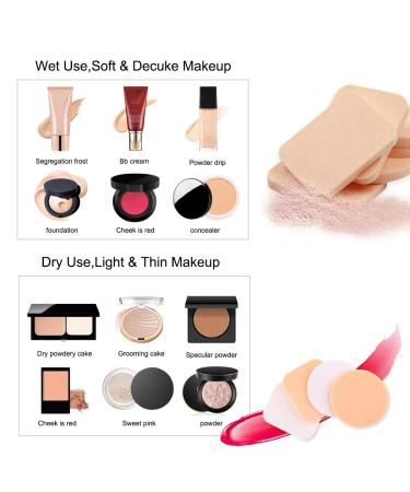 Fodlon Face Paint Sponge Set - 20 Soft Foam Makeup Sponges for Flawless Face Painting & Makeup Application - Buy Online on GoSupps.com