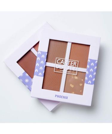 Carter Beauty By Marissa Carter Bronzer Palette - Sun-Kissed Glow for Medium Skin Tones - Highly Pigmented - Phoenix 0.48 Oz - Buy Online on GoSupps.com