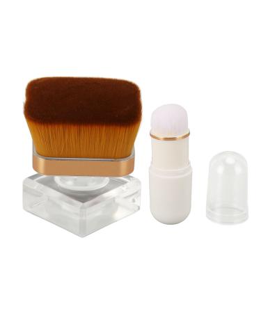 Makeup Brush Strong Powder Gripping Foundation Makeup Brush Comfortable Grip Thickening Die Casting With Storage Box For Home Use