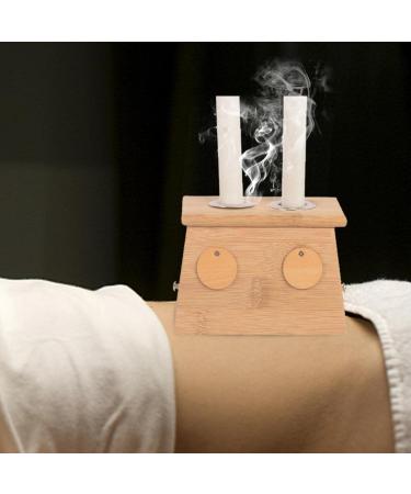 Moxibustion Box - Anti-Burn Moxa Roller Stick Holder for Neck & Body Massage | Multi-Hole Moxa Stick Burner for Relaxation - Buy Online on GoSupps.com