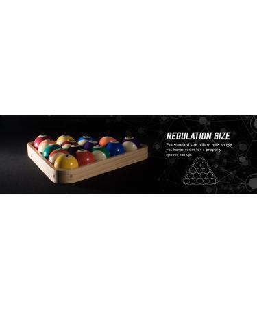 Viper 8-Ball Rack - Hardwood Triangle for Standard 2-1/4 Billiard/Pool Table Balls - Buy Online on GoSupps.com