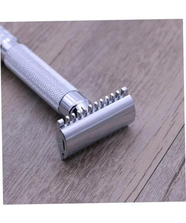 Premium Stainless Steel Safety Razor for Men - Eco-Friendly Wood Handle | Best Shaving Experience - Buy Online on GoSupps.com