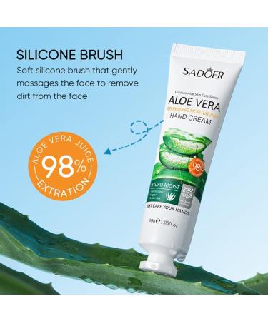 BakerMiche 30g x 10pcs Aloe Vera Hand Cream Moisturizing Hand Lotion Travel Size Nourishing Hand Cream Set Suitable for All Skin Types - Buy Online on GoSupps.com