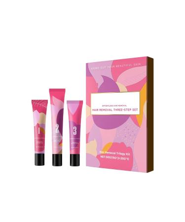 pilateur Pour Le Visage Pour Femme - Cr me D pilatoire Visage Et Parties D licates Inhibe La Croissance Des Poils Convient Aux Hommes Et Aux Femmes Hair Removal Trilogy
