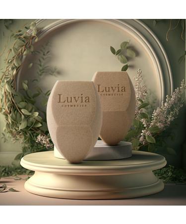 Makeup Sponge Set with Precious Tea - Luvia Cosmetics - Makeup Blender Diamond Shape - Buy Online on GoSupps.com