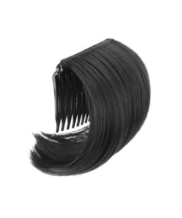 Bangs Hair Clip Clip in Bangs Synthetic Bangs 4" Short Thick Hairpieces Adding Extra Hair Volume Clip in Hair Extensions Straight Hair Up Comb False Hair Accessories for Women Bangs Clip in Hair (Col 2
