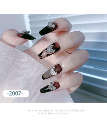 Nail Art Glitter Sweet Nail Jewelry Pendants 3D Heart with Pearl Alloy Nail Rhinestones(2008) Style2008 - Buy Online on GoSupps.com