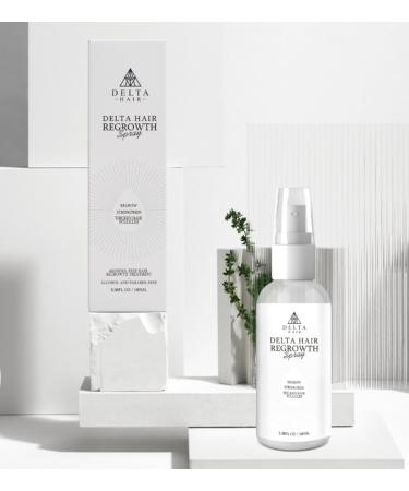 Delta Hair Regrowth Spray - All-Natural Alcohol-Free Minoxidil Solution for Hair Loss - Fast International Shipping - Buy Online on GoSupps.com