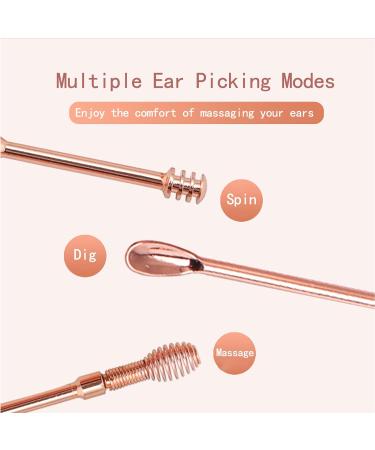 7-Piece Flexible Spiral Earwax Cleaner Tool Set for Ear Cleansing Care - Ear Pick, Massage & Scraper Tools Kit - Buy Online on GoSupps.com
