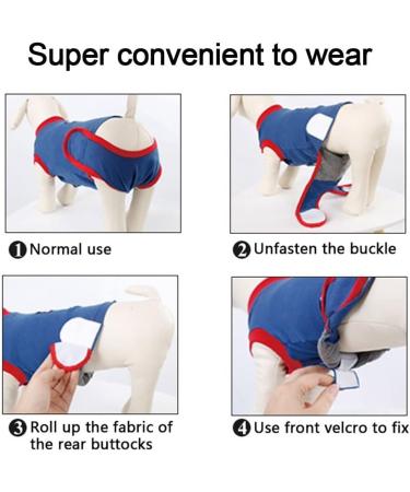 MightyDuty Dog Body After Op Cotton Wound Protective Suits - Breathable & Comfortable for Dogs | International Shipping - Buy Online on GoSupps.com