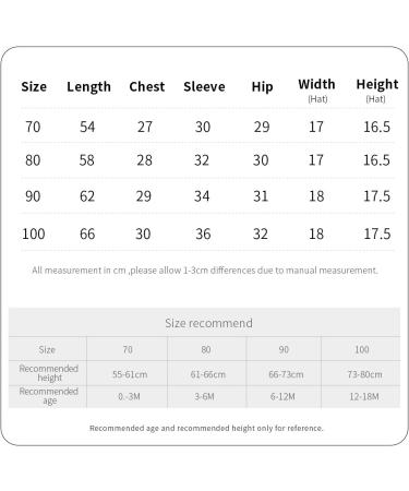 DovFanny Unisex Baby Knit Romper Suit with Hat | Newborn Winter Outfit 0-3 Months - Buy Online on GoSupps.com