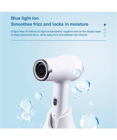 Cordless Hair Dryer with Hot and Cold Air Professional Rechargeable Cordless Hair Dryer Portable Travel Hair Dryer for Outdoor/Indoor (White) - Buy Online on GoSupps.com