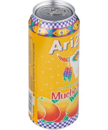 AriZona - Cowboy Cocktail Mucho Mango - Cocktail de Fruits 100% Plaisir - 6 Canettes de 500 ml Arizona Mangue - Buy Online on GoSupps.com