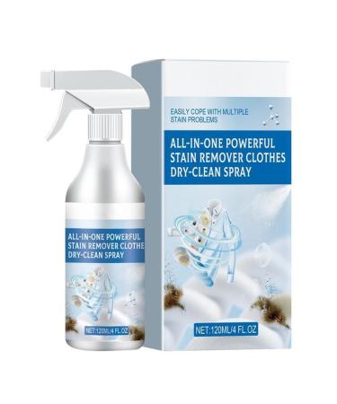 Sowhatahow Stain Remover Non-Ionic Laundry Stain Removal Emulsifier Sowhathow Laundry Stain Remover Powerful Stain Remover Clothes Dry-Clean Spray For Clothes Shoes Kitchen 120ml