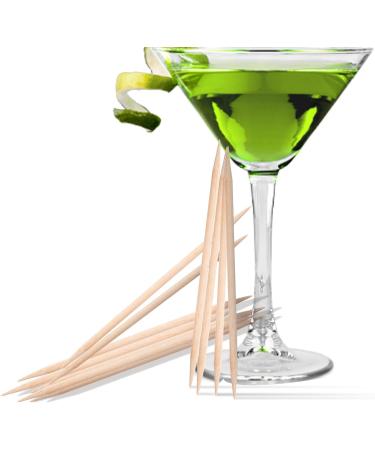 Licker Pickers Sour Apple Martini Flavored Toothpicks - 25 All White Birchwood Aged in Premium Spirits Sour Apple Martini 25