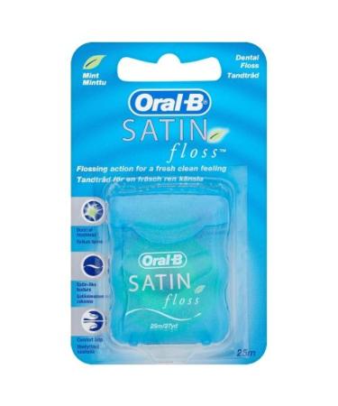 Oral-B Oral-B Satin Tape Dental Floss Mint 2 Pack