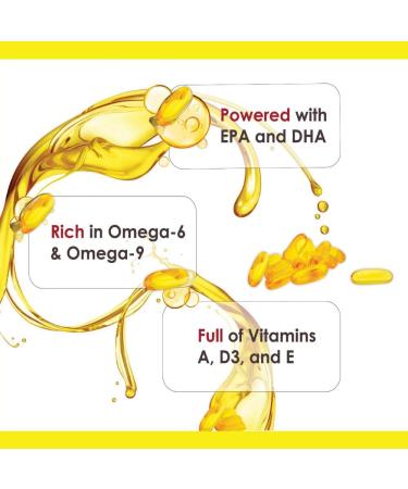 Omega-Caps Extra Strength for Large Breeds-Vet Formulated for Healthy Radiant Skin & Coat While Reducing Excess Shedding. Omega 3 for Immune System Support Easy to Dose 180 Soft Gel Capsules - Buy Online on GoSupps.com