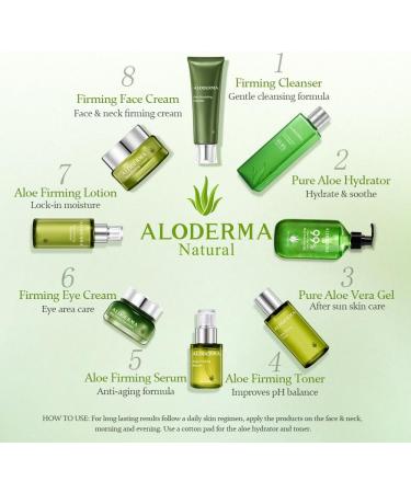 Aloderma Aloe Toner Set 2 Pieces - Firming Brightening Toners - Buy Online on GoSupps.com