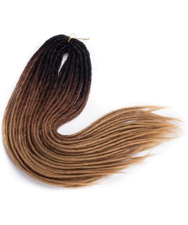 22" Handmade Synthetic Double Dreadlocks Braids Goddess Braiding Hair Attachment Soft Faux(C7_22INCH) 10 strands C7_22INCH - Buy Online on GoSupps.com