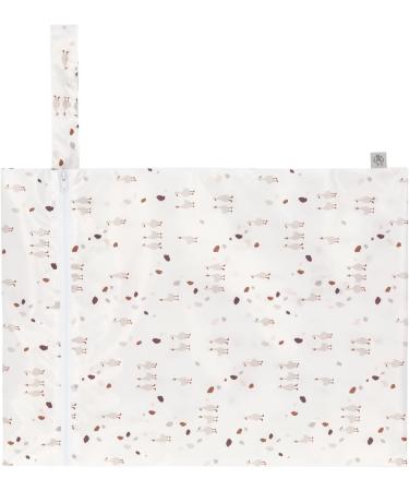 L SSIG Wet Bag Set for Kids - Reusable Baby Wet Bags (2 Pieces) - Tiny Farmer Flowers Design - Eco-Friendly & Waterproof - Buy Online on GoSupps.com