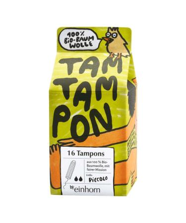 Unicorn organic tampons piccolo 16 pcs