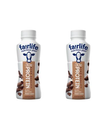 Fairlife Nutrition Plan Chocolate Shake Grab and Go Combo Pack 30g Protein Low Sugar Supplement Meal Replacement Ready To Drink - 11.4 Oz (2 Count)