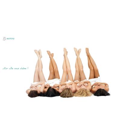 Mapeau Wax Warmer & Hair Removal Waxing Set - Roll On Cartridges Fleece Strips & After Wax Oil Included - Buy Online on GoSupps.com