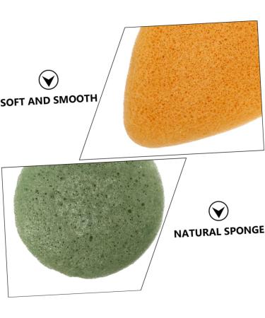 Beaupretty 4pcs Konjac Sponge Set - Exfoliating Face & Body Cleansing Sponges for Makeup & Skincare | Natural Heart-Shaped Beauty Tools - Buy Online on GoSupps.com
