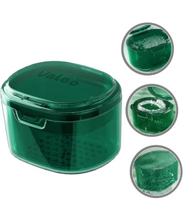 Frcolor Retainer Storage Box - Reusable Teeth Container for Prosthesis Travel-Friendly Crystal Bowl Case for False Teeth - Buy Online on GoSupps.com