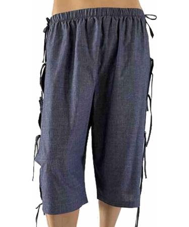 Daily Wear Patient Pants Unisex Care Clothes for Disability Paralysis Tethered on Both Sides Easy to Wear and Take Off Medium 7 Points