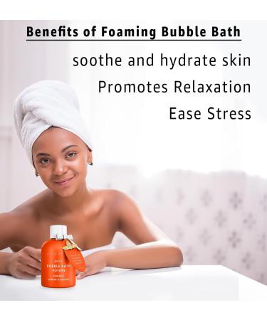 Natural Detox Bubble Bath with Citrus Essential Oils - Hydrating, Relaxing, and Stress Relief - Perfect Self Care Spa Gift for Women and Men - Birthday or Christmas Present - Buy Online on GoSupps.com