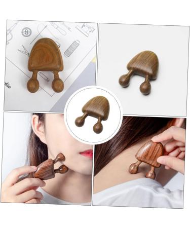 Minkissy Facial Massage Comb & Gua Sha Tool - Green Sandalwood Trigger Point Massager for Skincare & Relaxation - Buy Online on GoSupps.com