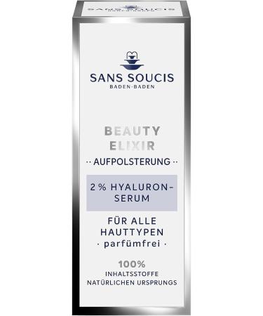  SANS SOUCIS BADEN-BADEN Sans Soucis - Beauty Elixir - 2% Hyaluronic Serum - 15 ml - Buy Online on GoSupps.com
