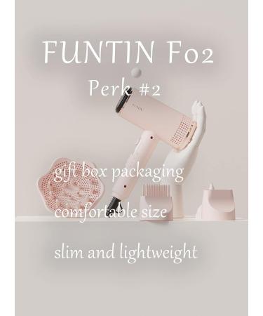 FUNTIN 2000W Ionic Hair Dryer with Brushless Motor for Salon Professional Use - Pink - Buy Online on GoSupps.com