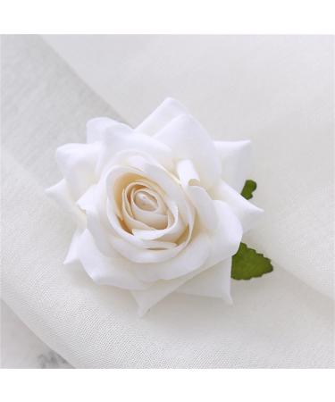 hgnxa Rose Hair Clip Flower Barrettes Flower Hair Clip For Women Flower Brooch Flower Hairpin Rose Brooch Pin Bride Brooch Pin - Buy Online on GoSupps.com