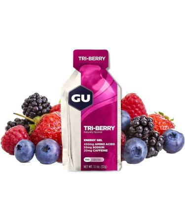 GU ENERGY Original Sports Nutrition Energy Gel Tri Berry (24-Count) + Salted Caramel (24-Count) - Buy Online on GoSupps.com