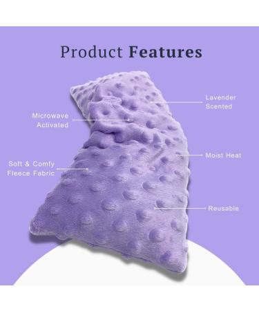 Mumu Wraps Lavender Scented Microwavable Heating Pad for Pain Relief - Moist Heat Pack for Cramps, Muscle Aches, and Back Pain - Buy Online on GoSupps.com