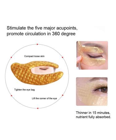 20 Pairs Anti-Aging Under-Eye Patches | Moisturizing Collagen Masks for Dark Circles Fine Lines & Swollen Eyes - International Shipping - Buy Online on GoSupps.com