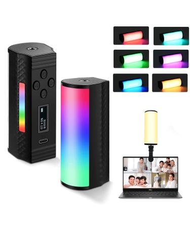 RGB Handheld Light Wand, Magnetic Handheld Led Light Wand, 0-360 Full Color, 2500-8500K Dimmable, CRI95+, Rechargeable Video Light Wand for YouTube, TikTok, Vlog, Live Streaming